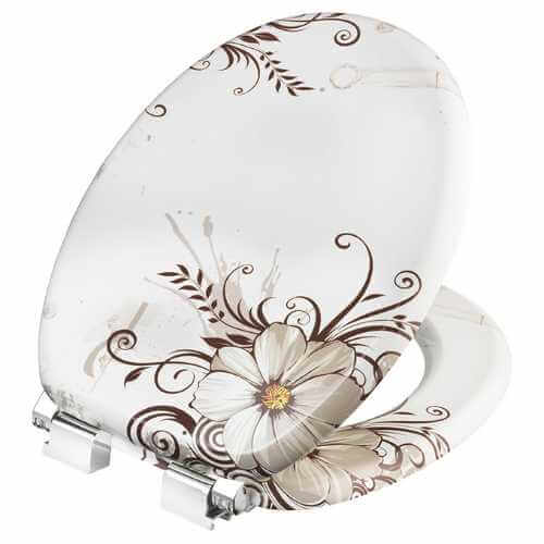 WC daske - WC DASKA BROWN FLOWER KSDSC541