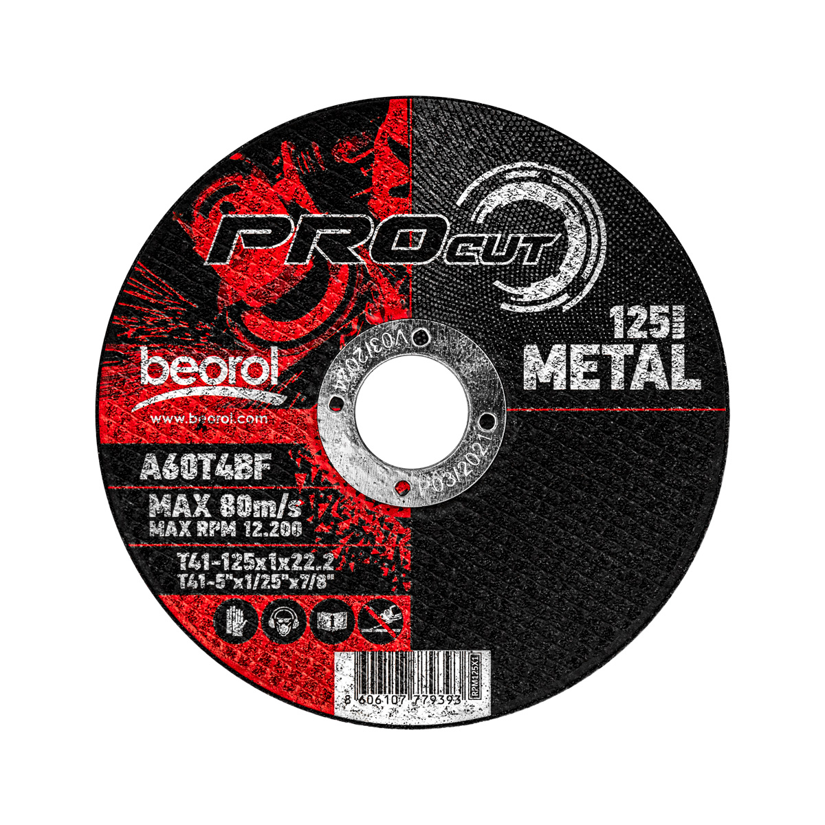 Beorol - REZNA PLOCA ZA METAL 125X1MM